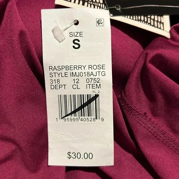 NWT J Dow Fitness Women's Workout Bodysuit Jumpsuit 1002 - Picture 4 of 6